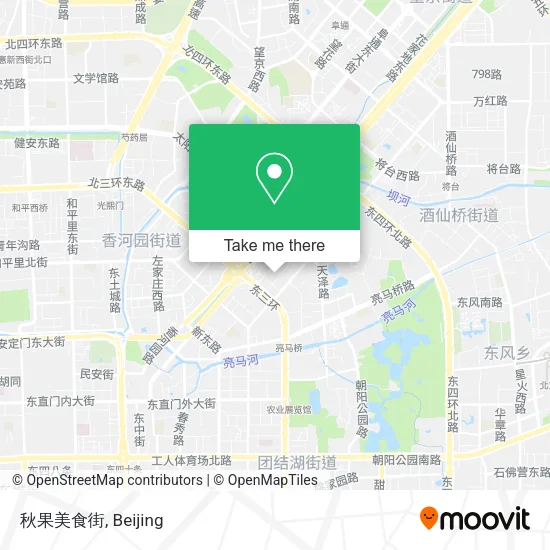 秋果美食街 map
