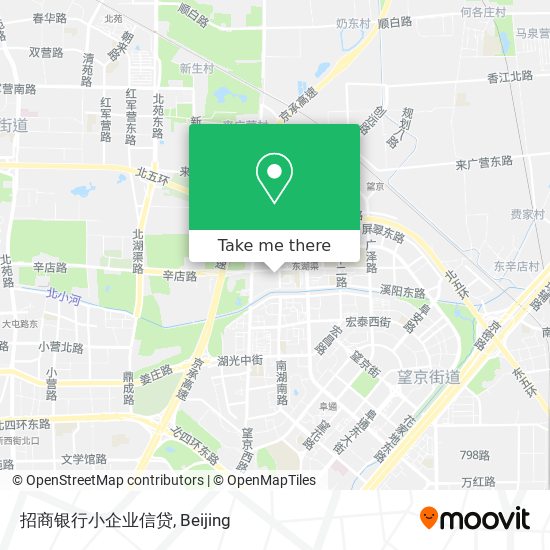 招商银行小企业信贷 map