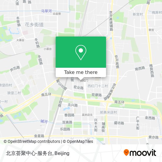北京荟聚中心-服务台 map