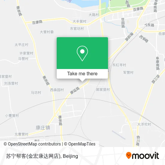 苏宁帮客(金宏康达网店) map