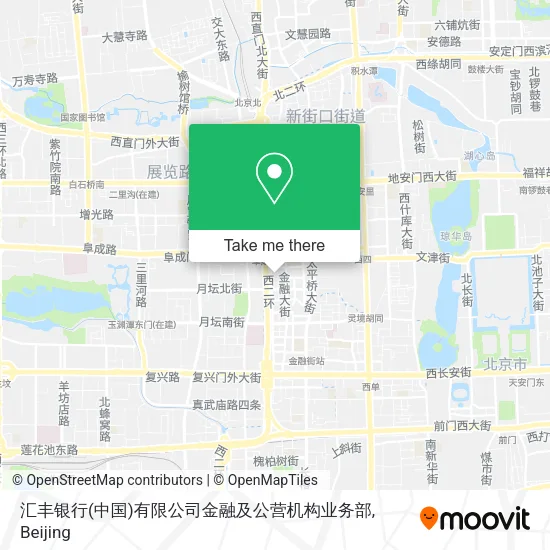 汇丰银行(中国)有限公司金融及公营机构业务部 map
