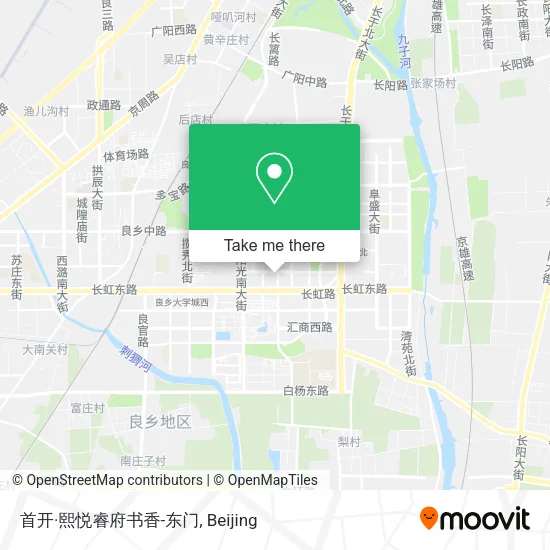 首开·熙悦睿府书香-东门 map