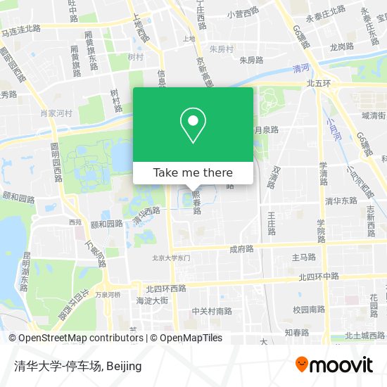 清华大学-停车场 map