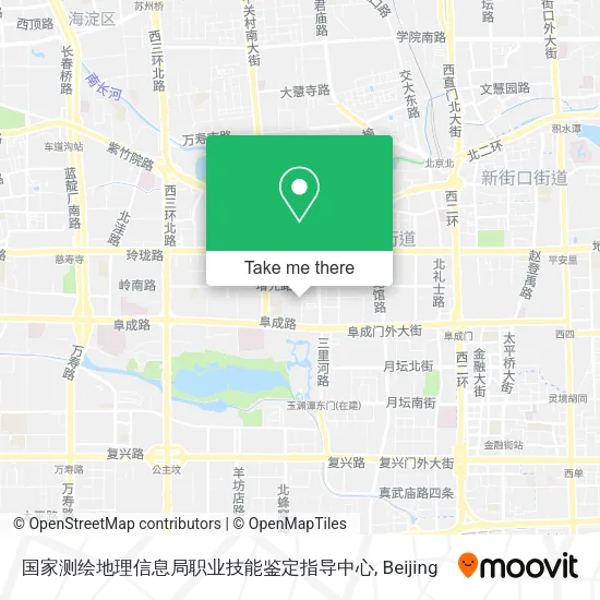 国家测绘地理信息局职业技能鉴定指导中心 map