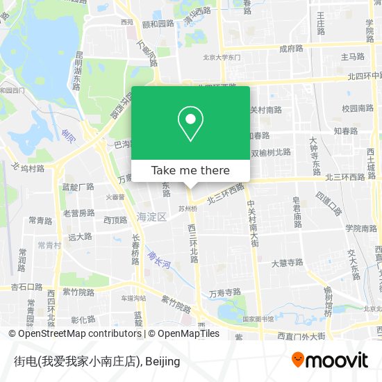 街电(我爱我家小南庄店) map