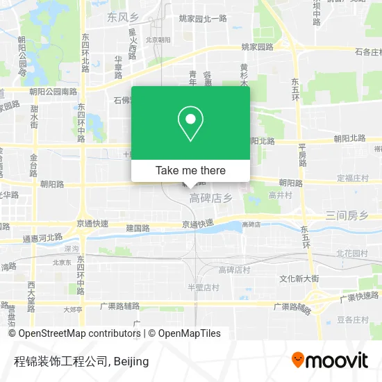 程锦装饰工程公司 map