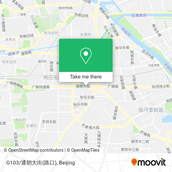 G103/通朝大街(路口) map