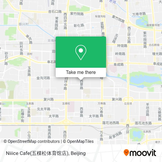 Niiice Cafe(五棵松体育馆店) map
