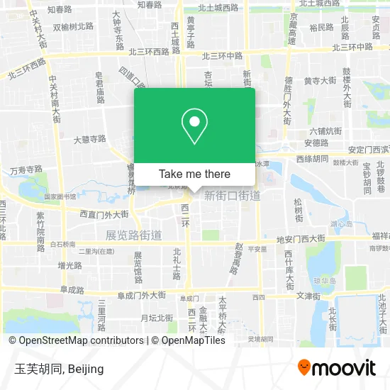 玉芙胡同 map