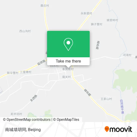 南城墙胡同 map