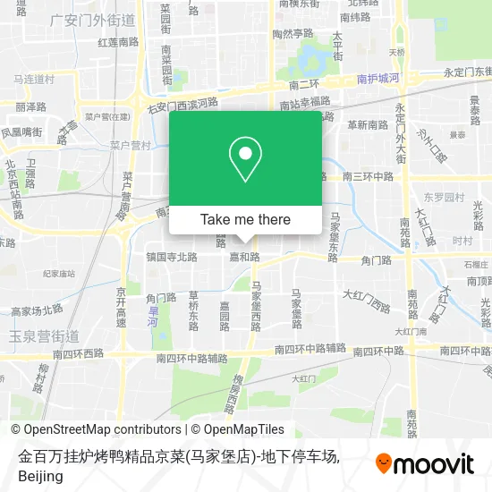 金百万挂炉烤鸭精品京菜(马家堡店)-地下停车场 map