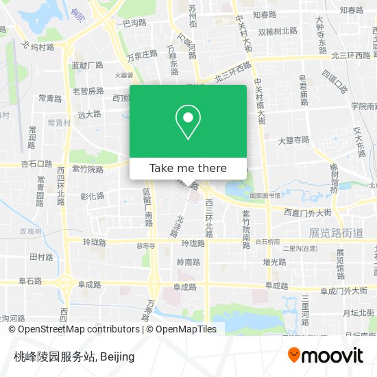 桃峰陵园服务站 map