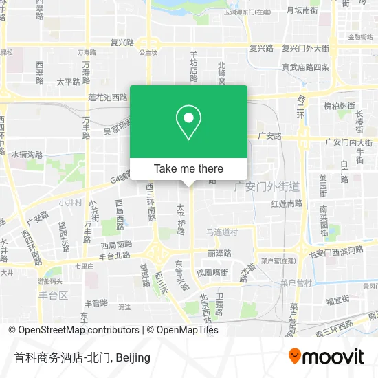 首科商务酒店-北门 map