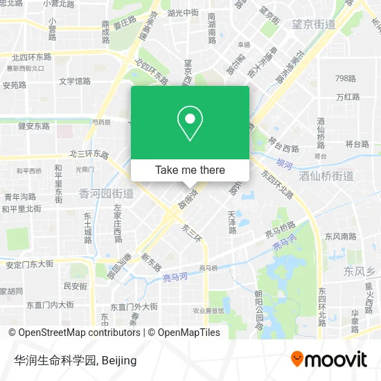 华润生命科学园 map