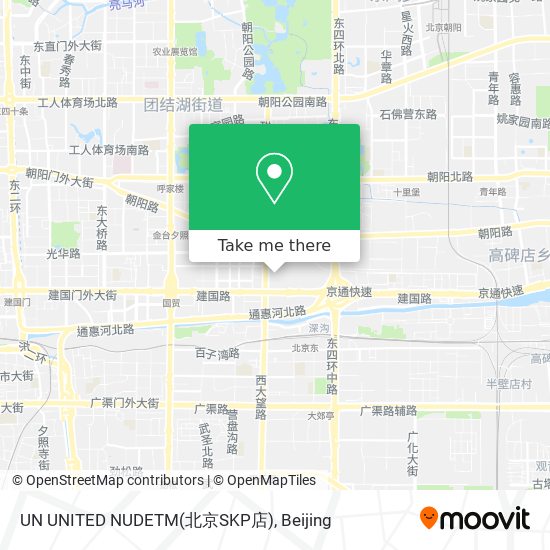 UN UNITED NUDETM(北京SKP店) map