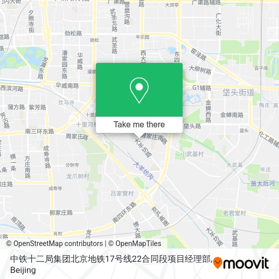 中铁十二局集团北京地铁17号线22合同段项目经理部 map