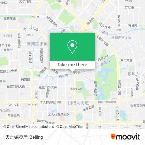 天之锦餐厅 map