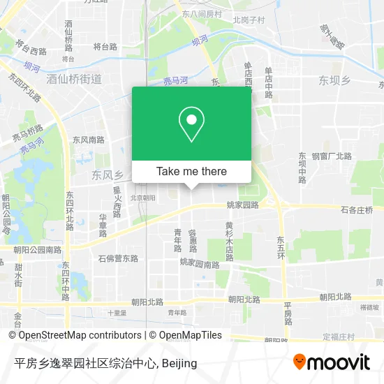 平房乡逸翠园社区综治中心 map