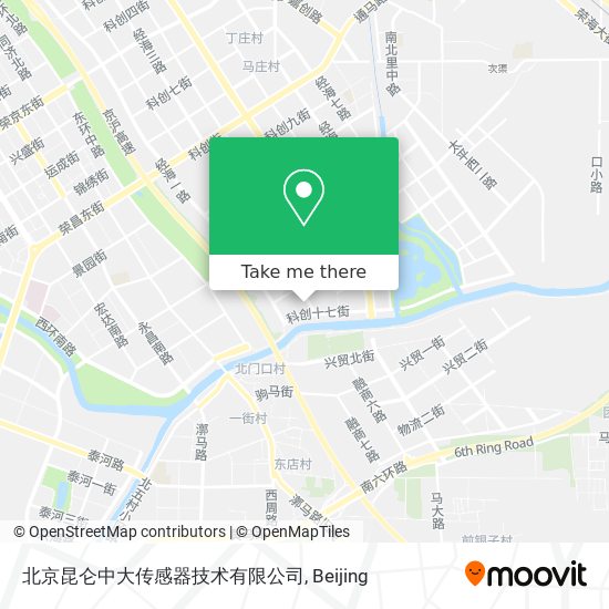 北京昆仑中大传感器技术有限公司 map