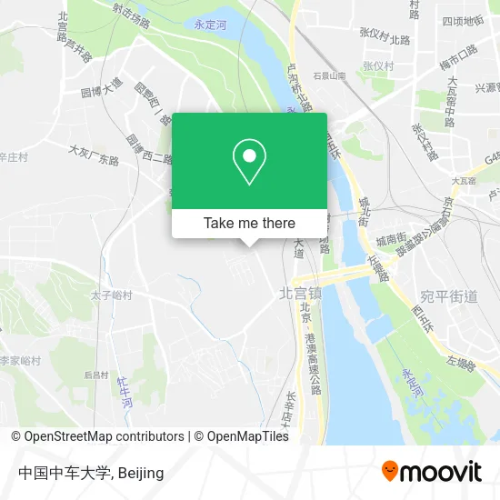 中国中车大学 map