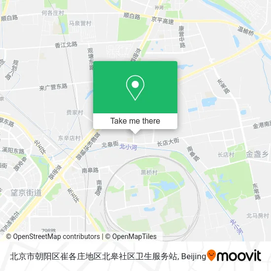 北京市朝阳区崔各庄地区北皋社区卫生服务站 map