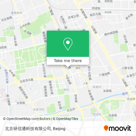 北京研信通科技有限公司 map
