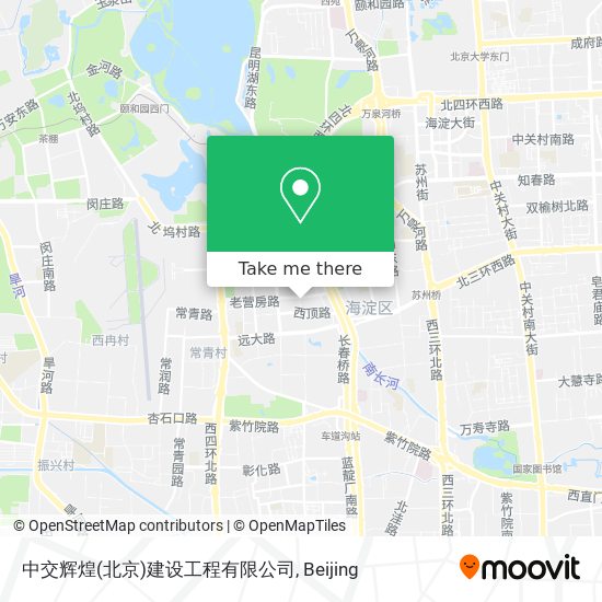 中交辉煌(北京)建设工程有限公司 map