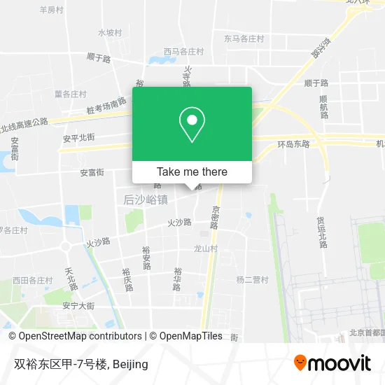 双裕东区甲-7号楼 map