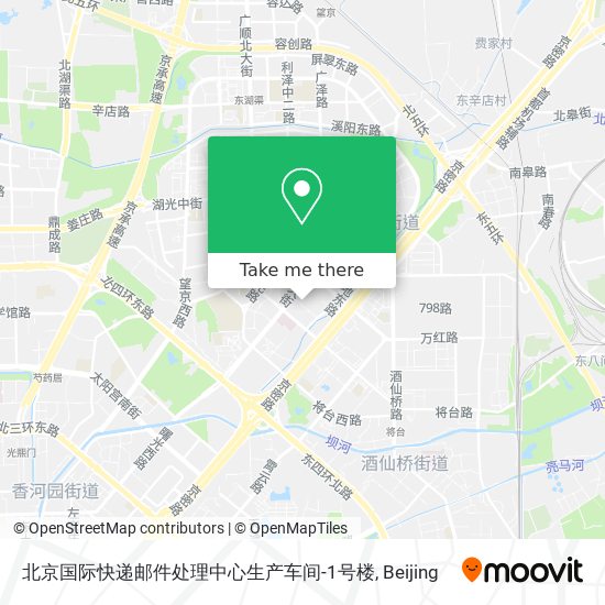北京国际快递邮件处理中心生产车间-1号楼 map