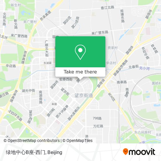 绿地中心B座-西门 map