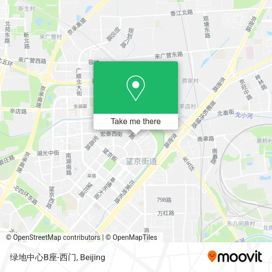 绿地中心B座-西门 map