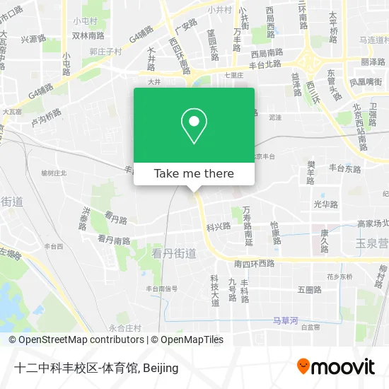 十二中科丰校区-体育馆 map
