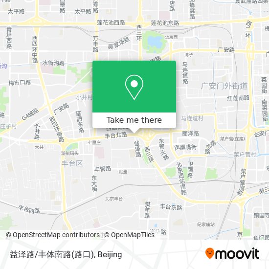 益泽路/丰体南路(路口) map