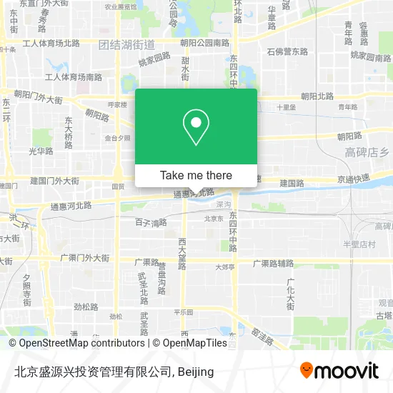 北京盛源兴投资管理有限公司 map