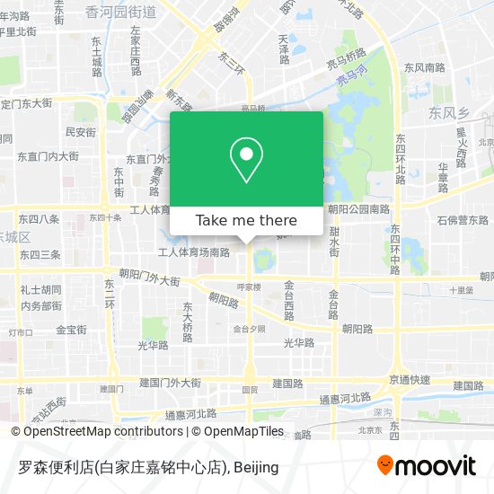 罗森便利店(白家庄嘉铭中心店) map