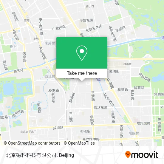 北京磁科科技有限公司 map