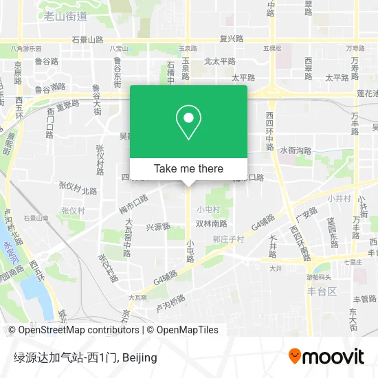 绿源达加气站-西1门 map