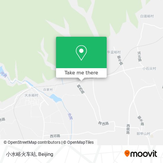 小水峪火车站 map