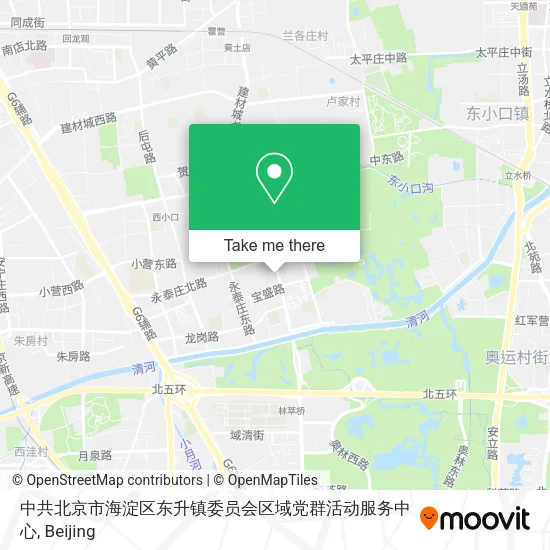 中共北京市海淀区东升镇委员会区域党群活动服务中心 map