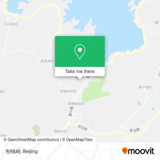 刨钱峪 map