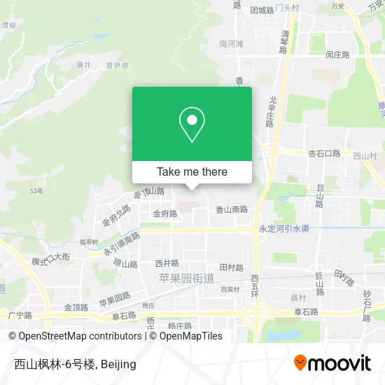 西山枫林-6号楼 map