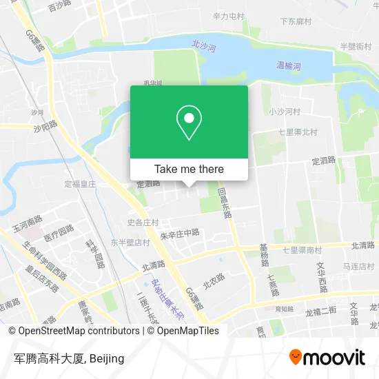 军腾高科大厦 map