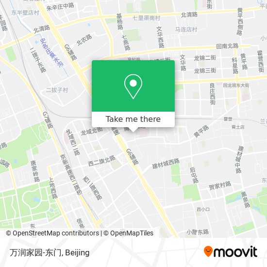 万润家园-东门 map