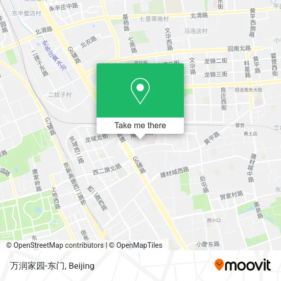 万润家园-东门 map