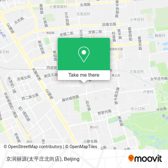 京润丽源(太平庄北街店) map