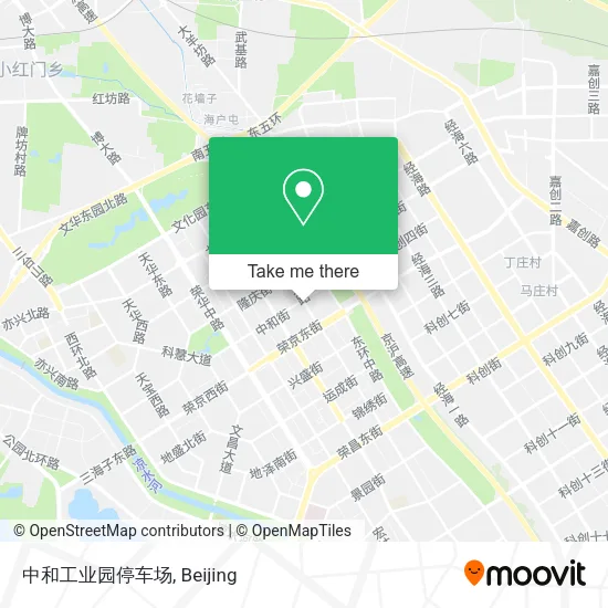 中和工业园停车场 map