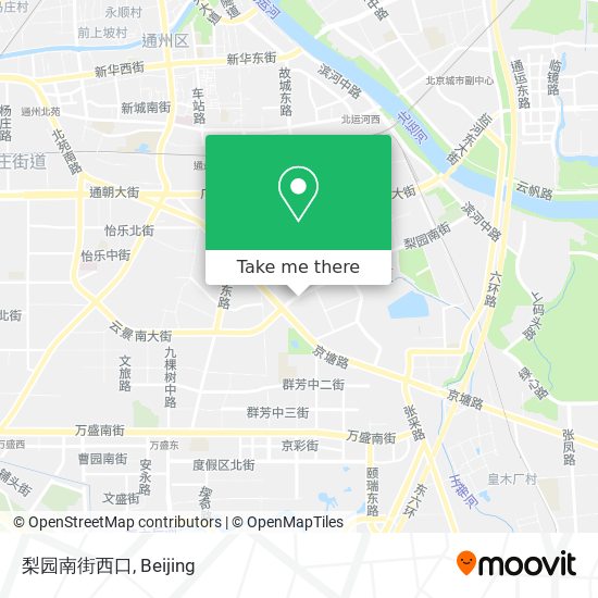 梨园南街西口 map