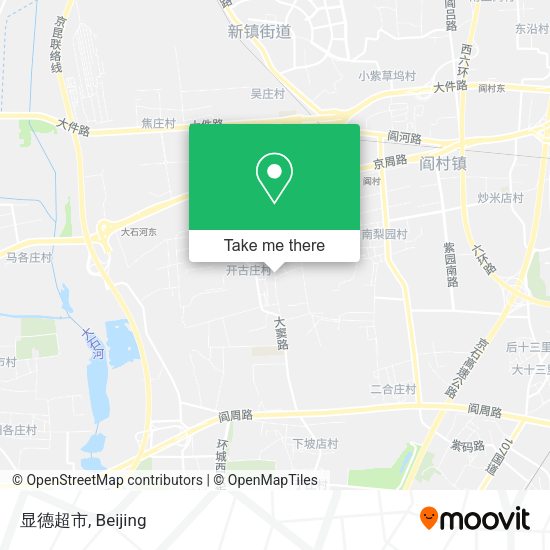 显德超市 map