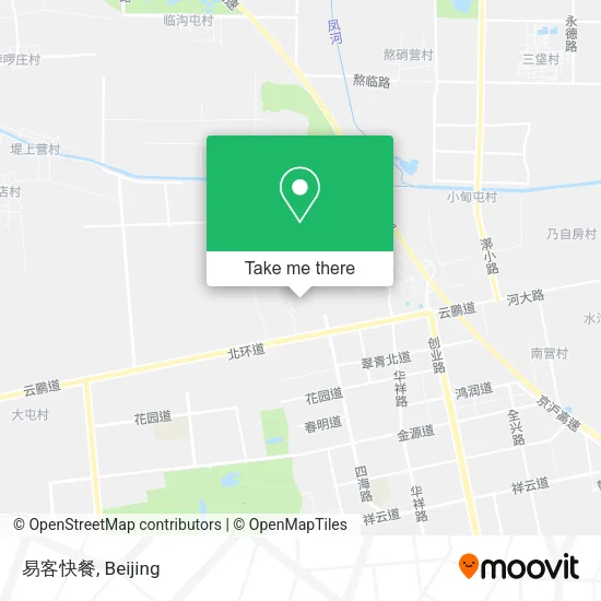 易客快餐 map