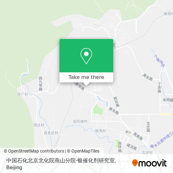 中国石化北京北化院燕山分院-银催化剂研究室 map